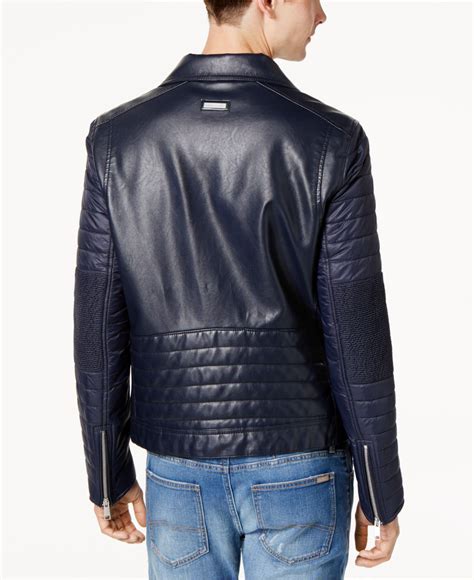 Men's Armani Exchange Leather & Faux Leather Jackets